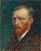 Van Gogh, Autoportrét, 1887