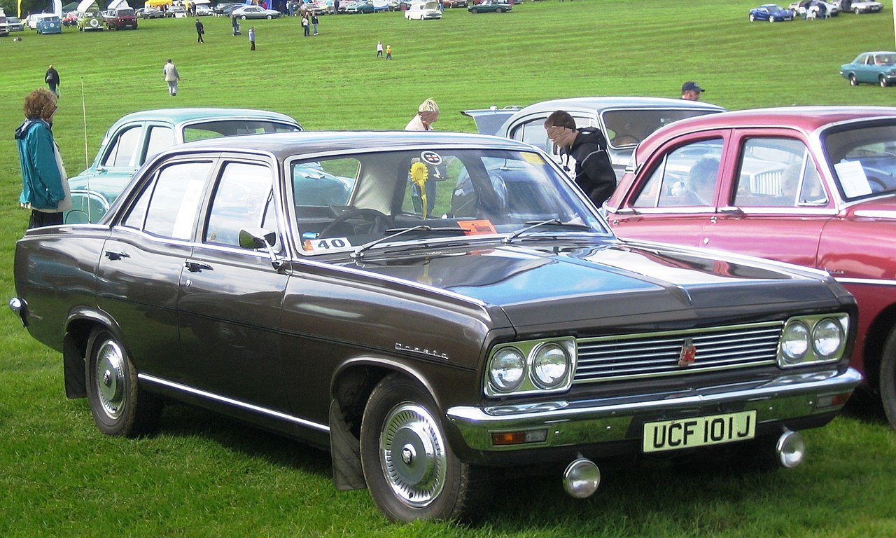 Image of Vauxhall Cresta PC license plate 1970