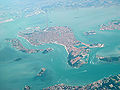 Panorama Benetk in njene lagune.