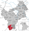 Lage der Verwaltungsgemeinschaft Betzenstein im Landkreis Bayreuth