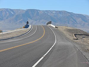 Vineyard Connector Road railroad overpass, eastside.jpg