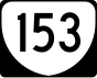 State Route 153 Markierung