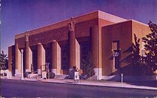 Visalia Town Centre Post Office por volta de 1960.jpg