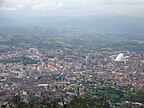 Oviedo, Asturia, Hiszpania - Widok na miasto w kie