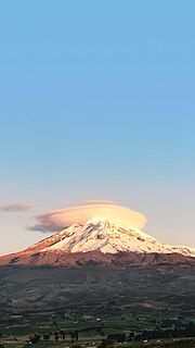 <span class="mw-page-title-main">Chimborazo</span> Volcano and highest mountain in Ecuador