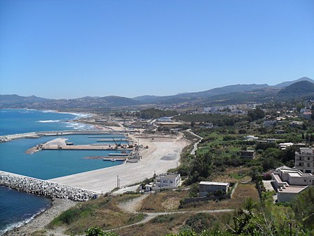 Vue sur El Aouana, Jijel (Algérie).JPG