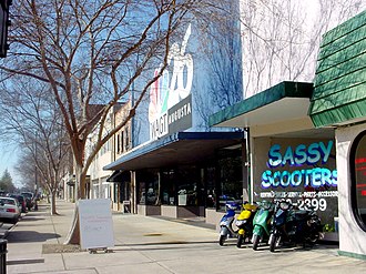 Former WAGT studios in downtown Augusta WAGT and Sassy Scooters (900 Block of Broad Street).jpg