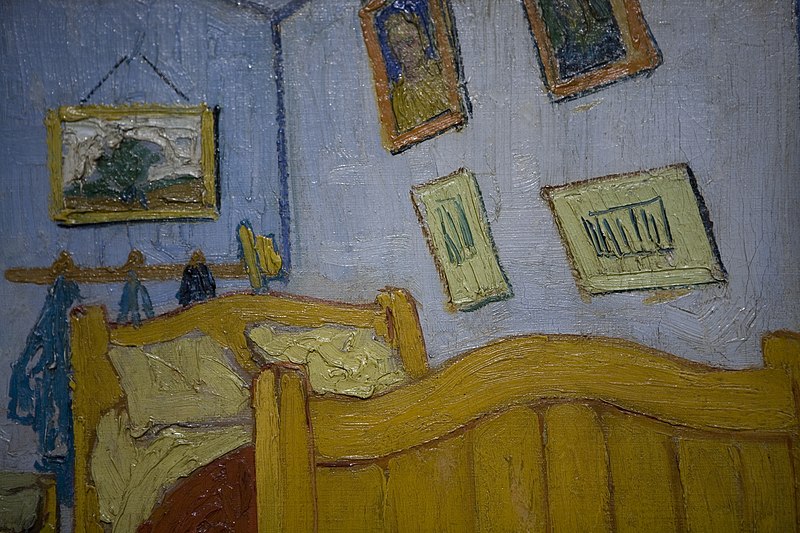 File:WLANL - arts of akki - De slaapkamer, Vincent van Gogh, 1888, detail 2.jpg