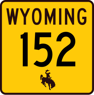 <span class="mw-page-title-main">Wyoming Highway 152</span> Former state highway in Wyoming, United States