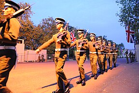Las fuerzas armadas preparadas para la boda real en Londres.