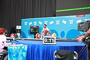 Deutsch: Gewichtheben bei den Olympischen Jugendspielen 2018; Tag 1, 7. Oktober 2018; Jungen 56 kg English: Weightlifting at the 2018 Summer Youth Olympics at 7 October 2018 – Boys' 56 kg