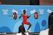 Deutsch: Gewichtheben bei den Olympischen Jugendspielen 2018; Tag 2, 10. Oktober 2018; Jungen 62 kg English: Weightlifting at the 2018 Summer Youth Olympics at 8 October 2018 – Boys' 62 kg