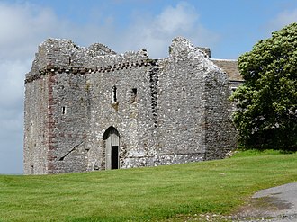 The west face of Weobley Castle Weobley Castle.jpg