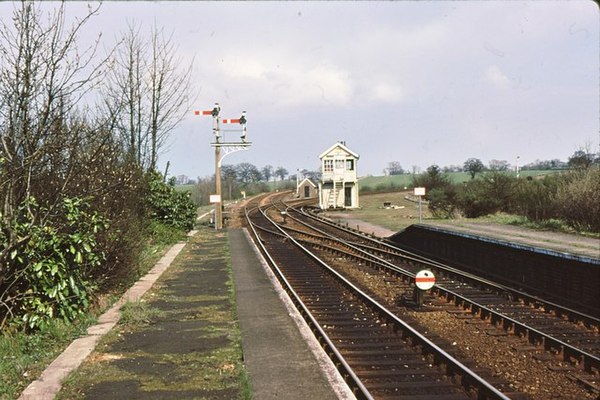Westerfield Junction signal box in 1979.