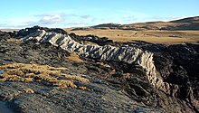 Dike of felsite on Islay in Scotland White Ring-Dyke At Campa - geograph.org.uk - 1163355.jpg