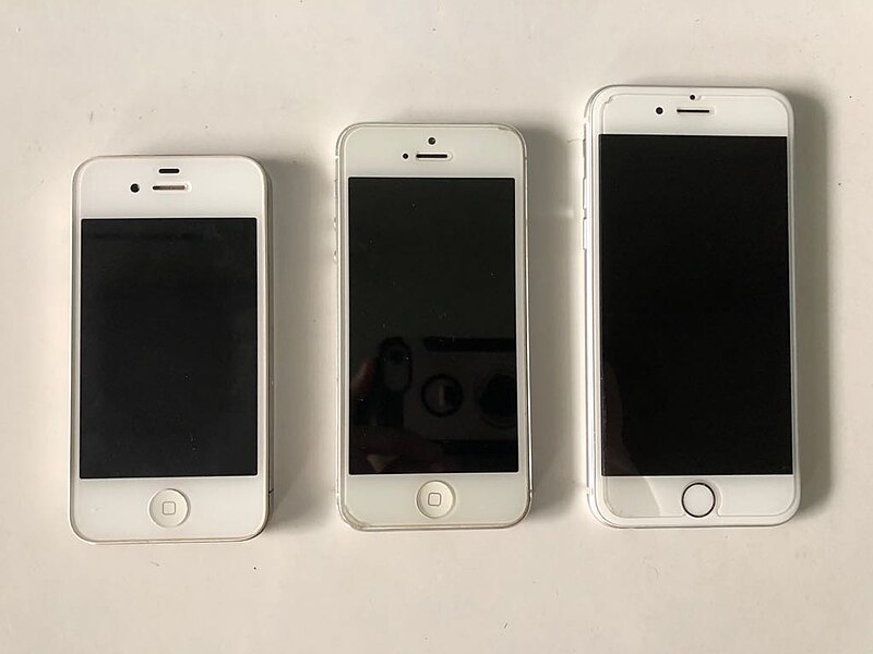 iphone 6 size compared to iphone 5