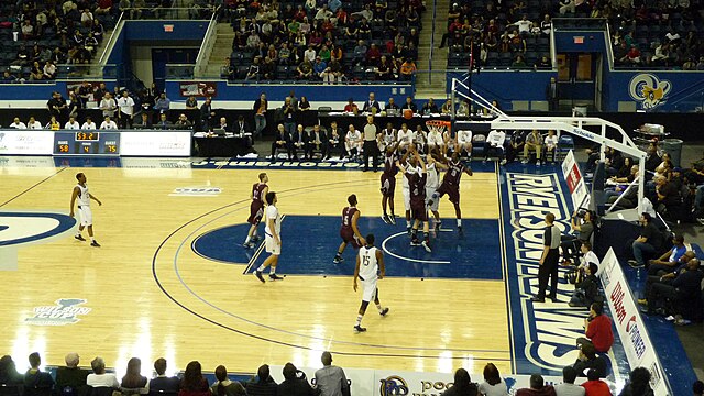 The Ottawa Gee Gees taking on the Windsor Lancers at the 2013 Wilson Cup semi final.