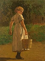 Thumbnail for File:Winslow Homer - Girl with Pail.jpg