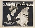 Thumbnail for File:Woman With Four Faces lobby card.jpg