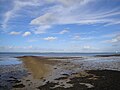 Woodside Beach, Wootton, Isle of Wight, at low tide.