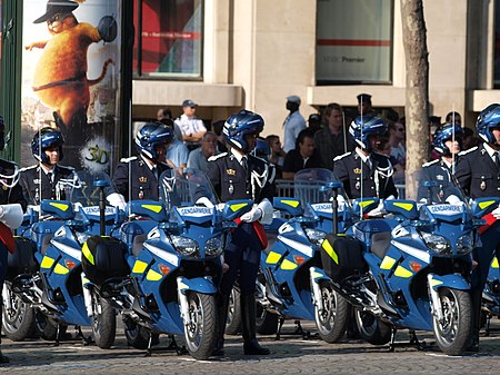 Yamaha Gendarmerie motorcycles.JPG