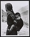 Young woman with a small child on her back, Sikkim, ca. 1965-1979 (LOC).jpg