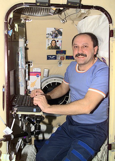 Crew quarters on Zvezda the base ISS crew module