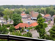 Gezicht op Nunspeet vanaf uitkijktoren