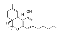 Estrutura química de Dronabinol