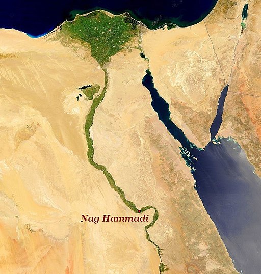 · Localización de Nag Hammadi en Egipto ·