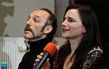 Карл Марковиц и Барбара Альберт на пресс-конференции Austrian Film Awards 2011. Театр Одеон, Вена, Австрия