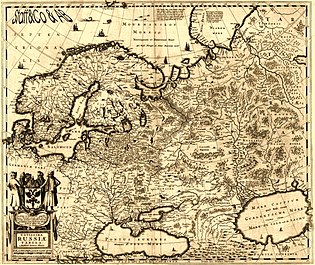 На «новітній карті Русії» 1638 року