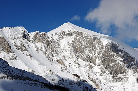 Solunska Glava (2,540 m), highest peak on the mountain Jakupica, Macedonia