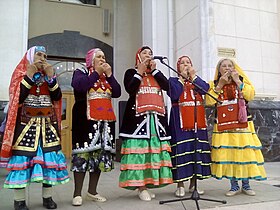 Bashkir national musical instrument kubyz