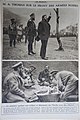 French Minister Albert Thomas and Russian General Lavr Kornilov visiting the front in the wooded Carpathians, Le Miroir, July 8, 1917.