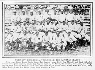 <span class="mw-page-title-main">1919 Cincinnati Reds season</span> Major League Baseball season