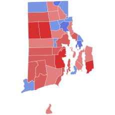 1952 Rhode Island gubernatorial election results map by municipality.svg