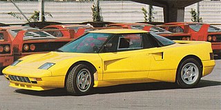 <span class="mw-page-title-main">Ferrari 408 4RM</span> Mid-engine, four-wheel drive prototype car developed by Ferrari