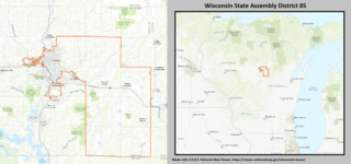 <span class="mw-page-title-main">Wisconsin's 85th Assembly district</span> American legislative district for Wausau, Wisconsin