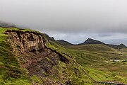 A view of The Quiraing in Isle of Skye, Scotland, in August 2021.