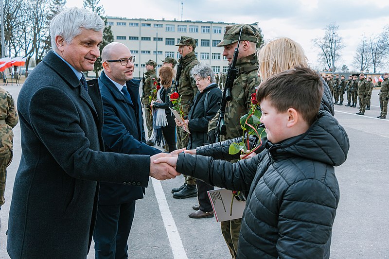 File:20220326 Nowi terytorialsi złożyli przysięgę wojskową w Białymstoku 022.jpg