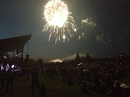 4th of July 2015 fireworks in Acton