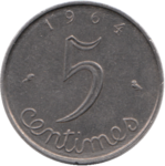 5 centimes épi (1960).