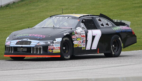 Mitchell's No. 17 ARCA car at Road America in 2013