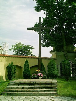 All Saints church in Włocławek - Cross - 01.jpg