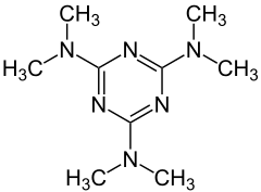 Estrutura química de Altretamina