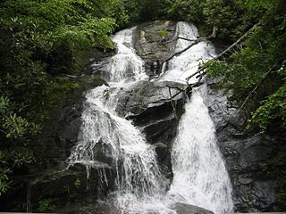 <span class="mw-page-title-main">Ammons Creek Falls</span> Waterfall in Rabun County, Georgia