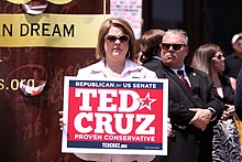 Kremer campaigning for Ted Cruz in the 2012 U.S. Senate election in Texas Amy Kremer (7004380180).jpg