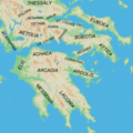 Lõuna-Kreeka ajaloolised maakonnad
