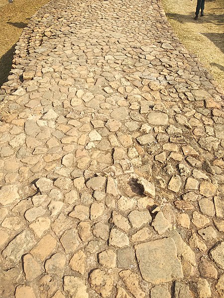 File:Ancient border of Mahasthangarh ,Bogra, Bangladesh.jpg